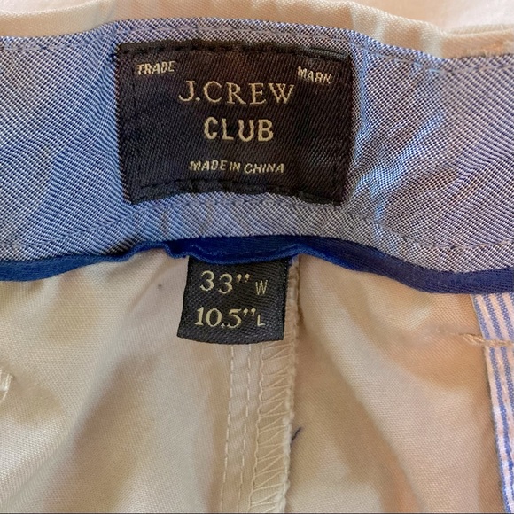 J Crew Club Chino/Khakis Flat Front Shorts Size 33 - Picture 6 of 10